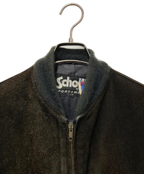 Schott（ショット）Schott (ショット) スエードジャケット ブラック サイズ:40の古着・服飾アイテム