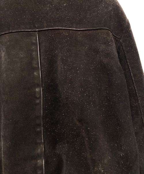 Schott（ショット）Schott (ショット) スエードジャケット ブラック サイズ:40の古着・服飾アイテム