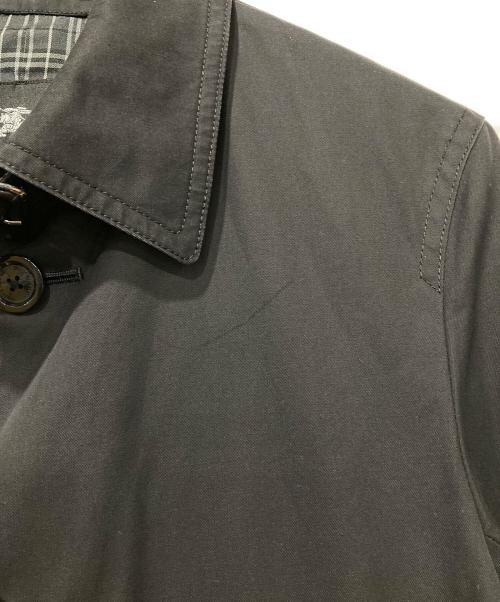 BURBERRY BLACK LABEL（バーバリーブラックレーベル）BURBERRY BLACK LABEL (バーバリーブラックレーベル) ステンカラーコート ブラック サイズ:Sの古着・服飾アイテム