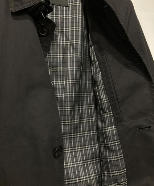 BURBERRY BLACK LABEL（バーバリーブラックレーベル）BURBERRY BLACK LABEL (バーバリーブラックレーベル) ステンカラーコート ブラック サイズ:Sの古着・服飾アイテム