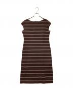 BURBERRYバーバリー）の古着「ノースリーブワンピース」｜ブラウン