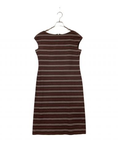リ*ン様 Burberry ノースリーブドレス 40 中古・古着通販】BURBERRY (バーバリー) ノースリーブワンピース