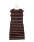 BURBERRY (バーバリー) ノースリーブワンピース ブラウン サイズ:４０：5000円