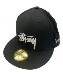New Era×stussy（ニューエラ×ステューシー）の古着「キャップ」｜ブラック