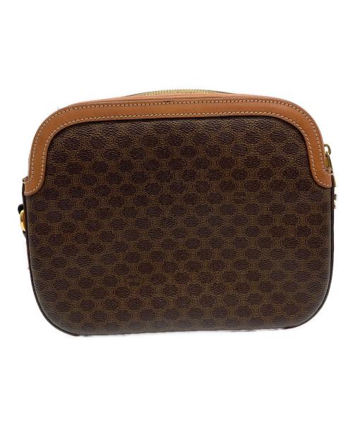 CELINE（セリーヌ）CELINE (セリーヌ) マカダム　ショルダーバッグ ブラウンの古着・服飾アイテム