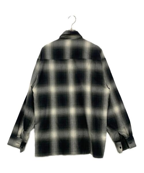 CalTop（キャルトップ）CalTop (キャルトップ) 長袖シャツ ブラック×ホワイト サイズ:SIZE Sの古着・服飾アイテム