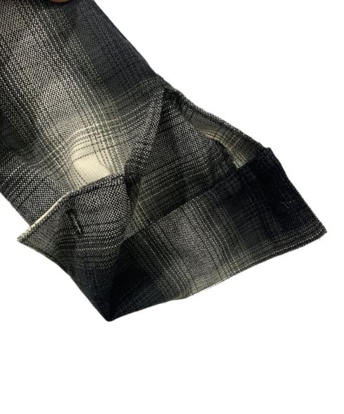 CalTop（キャルトップ）CalTop (キャルトップ) 長袖シャツ ブラック×ホワイト サイズ:SIZE Sの古着・服飾アイテム