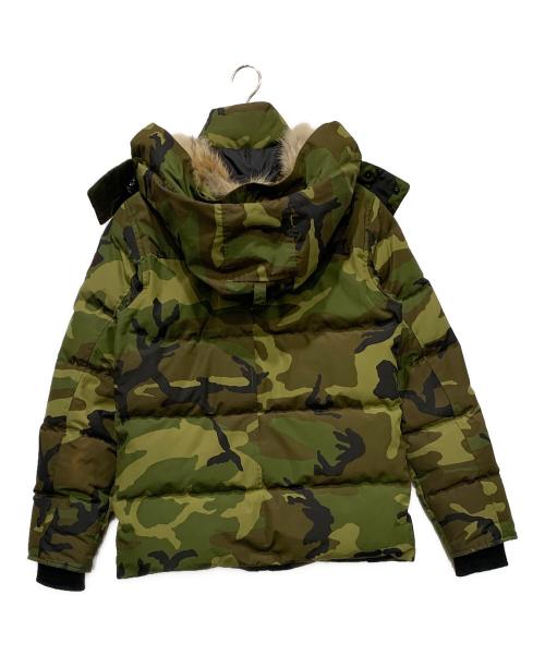 CANADA GOOSE（カナダグース）CANADA GOOSE (カナダグース) WYNDHAM PARKA グリーン×カーキ サイズ:SIZE Sの古着・服飾アイテム