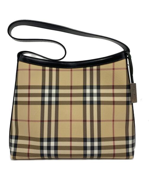 BURBERRY LONDON（バーバリーロンドン）BURBERRY LONDON (バーバリーロンドン) ワンショルダーバッグ ベージュ×ブラックの古着・服飾アイテム
