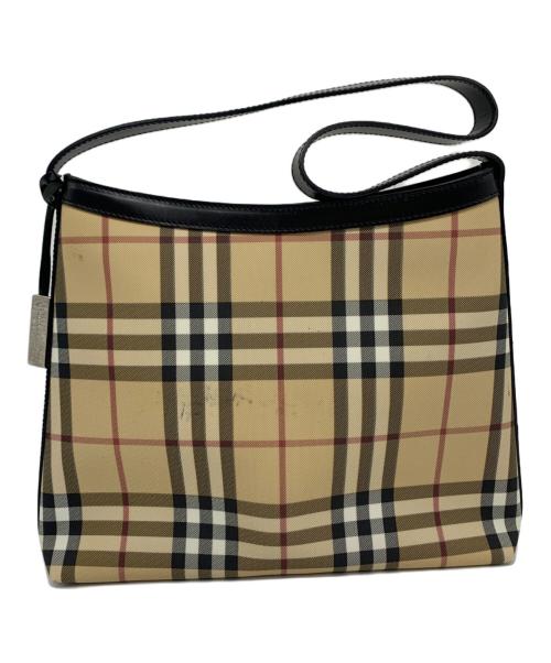 BURBERRY LONDON（バーバリーロンドン）BURBERRY LONDON (バーバリーロンドン) ワンショルダーバッグ ベージュ×ブラックの古着・服飾アイテム
