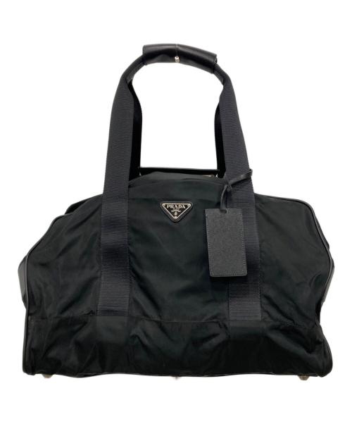 PRADA（プラダ）PRADA (プラダ) ボストンバッグ ブラックの古着・服飾アイテム