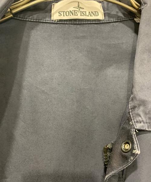 STONE ISLAND（ストーンアイランド）STONE ISLAND (ストーンアイランド) GARMENT DYED TWIN POCKET OVERSHIRT ネイビー サイズ:SIZE XXLの古着・服飾アイテム