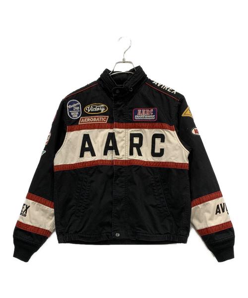 AVIREX（アヴィレックス）AVIREX (アヴィレックス) レーシングジャケット ブラック サイズ:SIZE Mの古着・服飾アイテム
