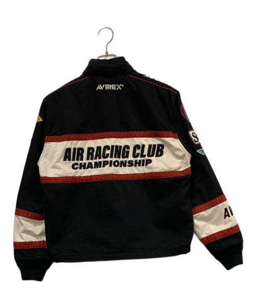 AVIREX（アヴィレックス）AVIREX (アヴィレックス) レーシングジャケット ブラック サイズ:SIZE Mの古着・服飾アイテム