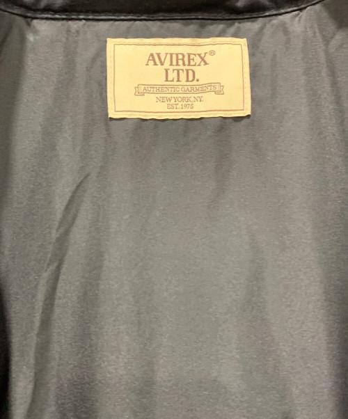 AVIREX（アヴィレックス）AVIREX (アヴィレックス) レーシングジャケット ブラック サイズ:SIZE Mの古着・服飾アイテム