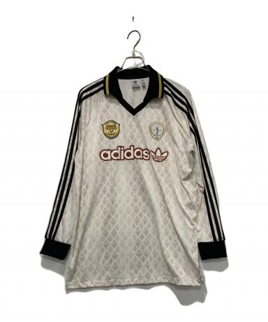 中古・古着通販】adidas (アディダス) ゲームシャツ ホワイト×ブラック