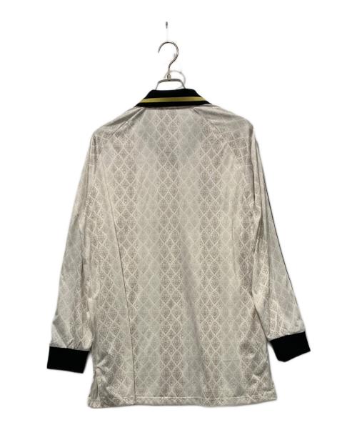 adidas（アディダス）adidas (アディダス) ゲームシャツ ホワイト×ブラック サイズ:SIZE XLの古着・服飾アイテム