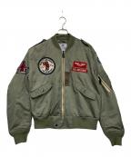 TED COMPANYテッドカンパニー）の古着「L-2Bフライトジャケット」｜オリーブ
