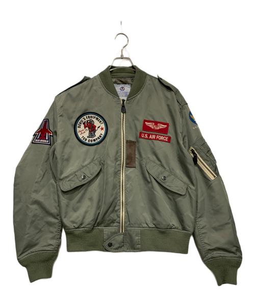 TED COMPANY（テッドカンパニー）TED COMPANY (テッドカンパニー) L-2Bフライトジャケット オリーブ サイズ:46の古着・服飾アイテム