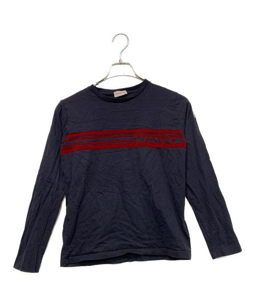 MONCLER（モンクレール）MONCLER (モンクレール) 長袖カットソー ネイビー サイズ:14Aの古着・服飾アイテム