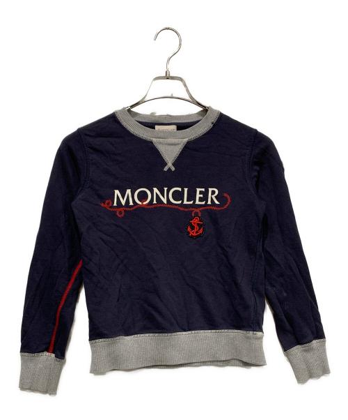 MONCLER（モンクレール）MONCLER (モンクレール) MAGLIA GIROCOLLO ネイビー サイズ:152cmの古着・服飾アイテム