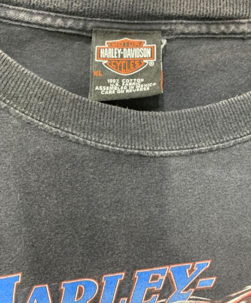HARLEY-DAVIDSON（ハーレーダビッドソン）HARLEY-DAVIDSON (ハーレーダビッドソン) 半袖カットソー ブラック サイズ:SIZE XLの古着・服飾アイテム
