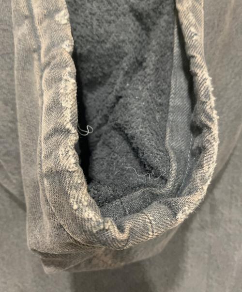 Vuja De（ヴジャデ）Vuja De (ヴジャデ) Lennon Hooded Denim Jacket ブラック サイズ:SIZE Mの古着・服飾アイテム