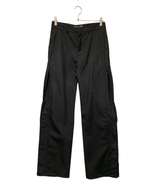 Vuja De（ヴジャデ）Vuja De (ヴジャデ) GALA PLEATED TROUSERS ブラック サイズ:Sの古着・服飾アイテム