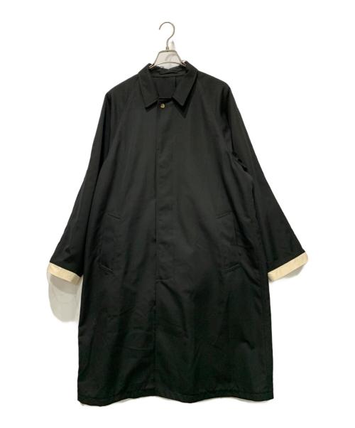 Vuja De（ヴジャデ）Vuja De (ヴジャデ) バージンウール切替ステンカラーコート ブラック サイズ:SIZE 1の古着・服飾アイテム