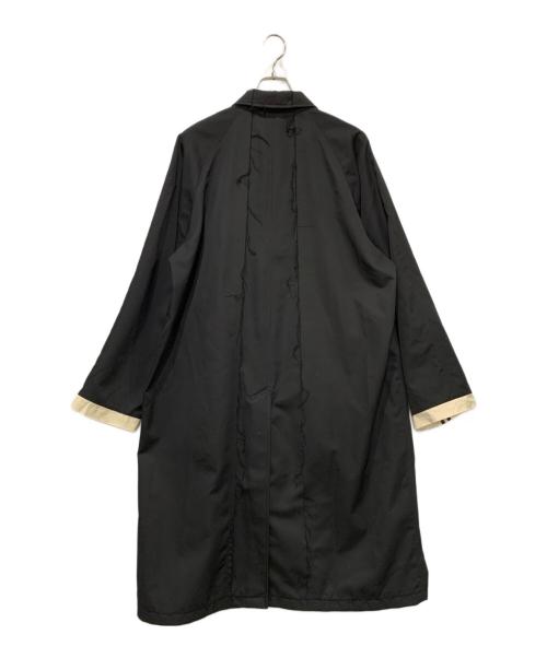 Vuja De（ヴジャデ）Vuja De (ヴジャデ) バージンウール切替ステンカラーコート ブラック サイズ:SIZE 1の古着・服飾アイテム