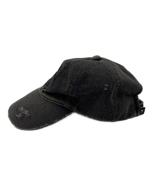 Vuja De（ヴジャデ）Vuja De (ヴジャデ) Kai Distressed PL Hat ブラックの古着・服飾アイテム