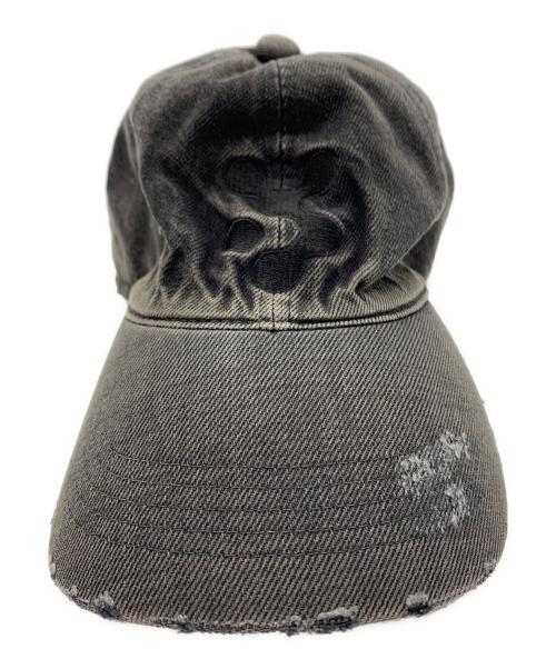 Vuja De（ヴジャデ）Vuja De (ヴジャデ) Kai Distressed PL Hat ブラックの古着・服飾アイテム