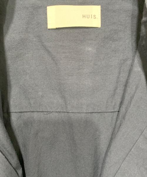 HUIS（ハウス）HUIS (ハウス) オーガニックコットンバンドカラーオーバーシャツ ネイビー サイズ:SIZE Freeの古着・服飾アイテム