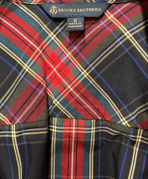 BROOKS BROTHERS（ブルックスブラザーズ）BROOKS BROTHERS (ブルックスブラザーズ) 長袖ワンピース レッド×ブラック サイズ:SIZE 6の古着・服飾アイテム
