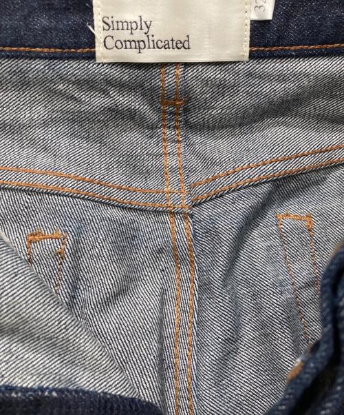 SIMPLY COMPLICATED（シンプリーコンプリケイティド）SIMPLY COMPLICATED (シンプリーコンプリケイティド) バギーデニムパンツ インディゴ サイズ:SIZE 32の古着・服飾アイテム