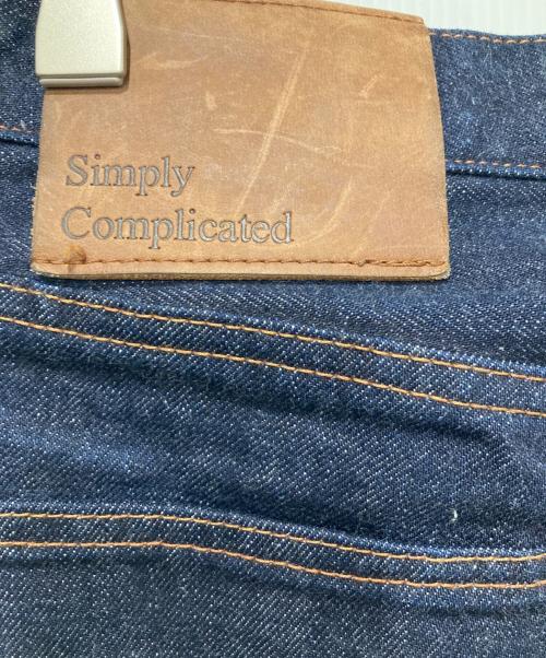 SIMPLY COMPLICATED（シンプリーコンプリケイティド）SIMPLY COMPLICATED (シンプリーコンプリケイティド) バギーデニムパンツ インディゴ サイズ:SIZE 32の古着・服飾アイテム