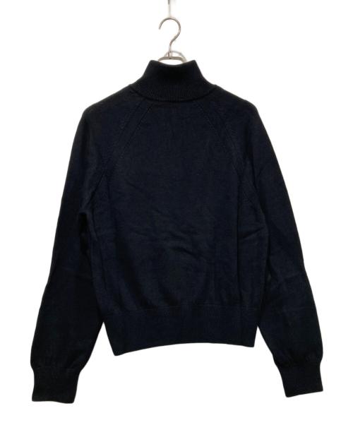 Vuja De（ヴジャデ）Vuja De (ヴジャデ) FRANK STRUCTURED HAIF-ZIP KNIT SWEATER ブラック サイズ:SIZE Lの古着・服飾アイテム