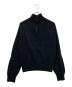 Vuja De（ヴジャデ）の古着「FRANK STRUCTURED HAIF-ZIP KNIT SWEATER」｜ブラック