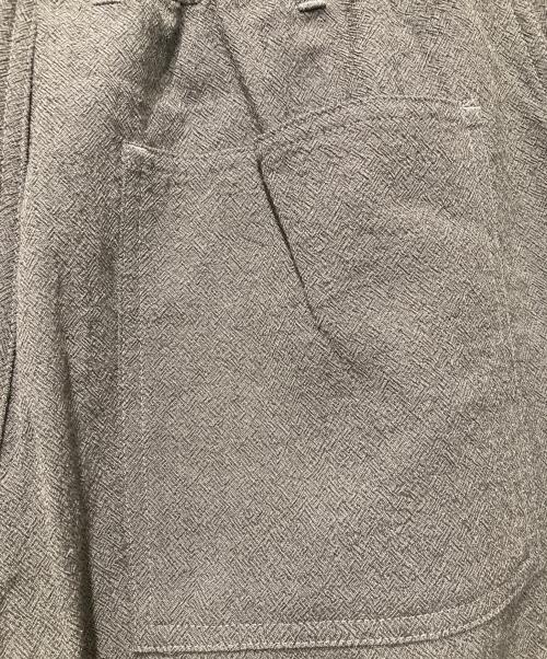 SIMPLY COMPLICATED（シンプリーコンプリケイティド）SIMPLY COMPLICATED (シンプリーコンプリケイティド) UNEVEN WOOL LOOSE TROUSERS ブラウン サイズ:SIZE 2の古着・服飾アイテム