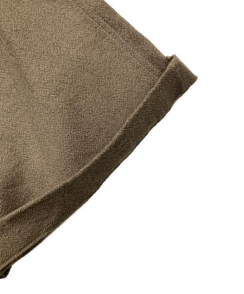 SIMPLY COMPLICATED（シンプリーコンプリケイティド）SIMPLY COMPLICATED (シンプリーコンプリケイティド) UNEVEN WOOL LOOSE TROUSERS ブラウン サイズ:SIZE 2の古着・服飾アイテム