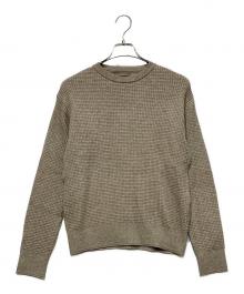 Vuja De（ヴジャデ）の古着「Relaxed Waffle Knit Sweater」｜アイボリー