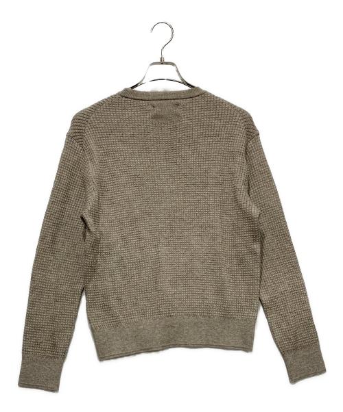Vuja De（ヴジャデ）Vuja De (ヴジャデ) Relaxed Waffle Knit Sweater アイボリー サイズ:SIZE Sの古着・服飾アイテム