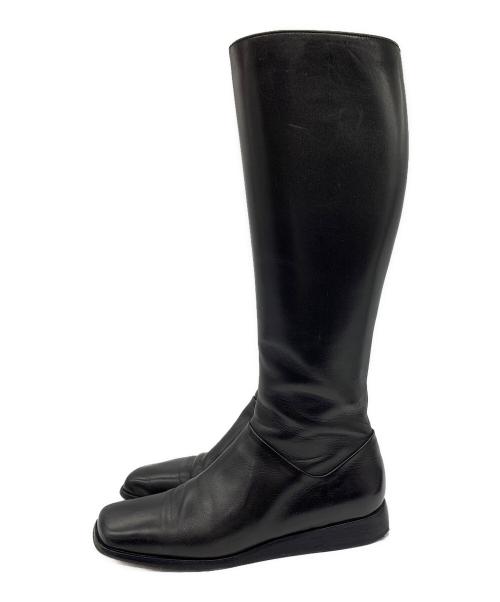 HERMES（エルメス）HERMES (エルメス) サイドジップロングブーツ ブラック サイズ:SIZE 36の古着・服飾アイテム