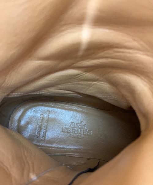 HERMES（エルメス）HERMES (エルメス) サイドジップロングブーツ ブラック サイズ:SIZE 36の古着・服飾アイテム