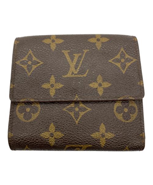 LOUIS VUITTON（ルイ ヴィトン）LOUIS VUITTON (ルイ ヴィトン) 三つ折り財布　モノグラム　ポルトモネ・ビエ カルトクレディ ブラウンの古着・服飾アイテム