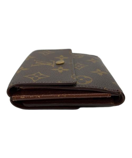 LOUIS VUITTON（ルイ ヴィトン）LOUIS VUITTON (ルイ ヴィトン) 三つ折り財布　モノグラム　ポルトモネ・ビエ カルトクレディ ブラウンの古着・服飾アイテム