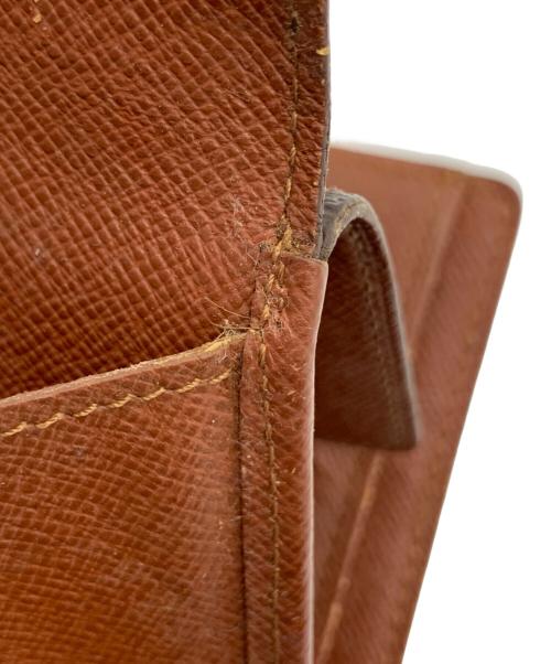 LOUIS VUITTON（ルイ ヴィトン）LOUIS VUITTON (ルイ ヴィトン) 三つ折り財布　モノグラム　ポルトモネ・ビエ カルトクレディ ブラウンの古着・服飾アイテム