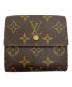 LOUIS VUITTON（ルイ ヴィトン）の古着「三つ折り財布　モノグラム　ポルトモネ・ビエ カルトクレディ」｜ブラウン