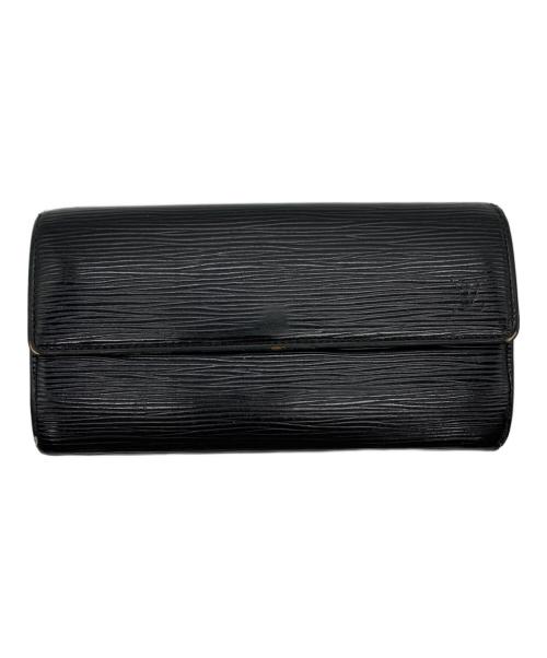 LOUIS VUITTON（ルイ ヴィトン）LOUIS VUITTON (ルイ ヴィトン) 長財布 ブラックの古着・服飾アイテム
