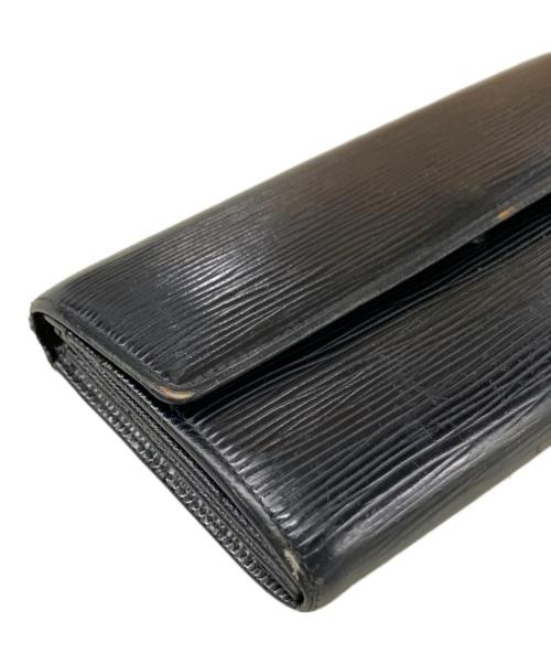 LOUIS VUITTON（ルイ ヴィトン）LOUIS VUITTON (ルイ ヴィトン) 長財布 ブラックの古着・服飾アイテム